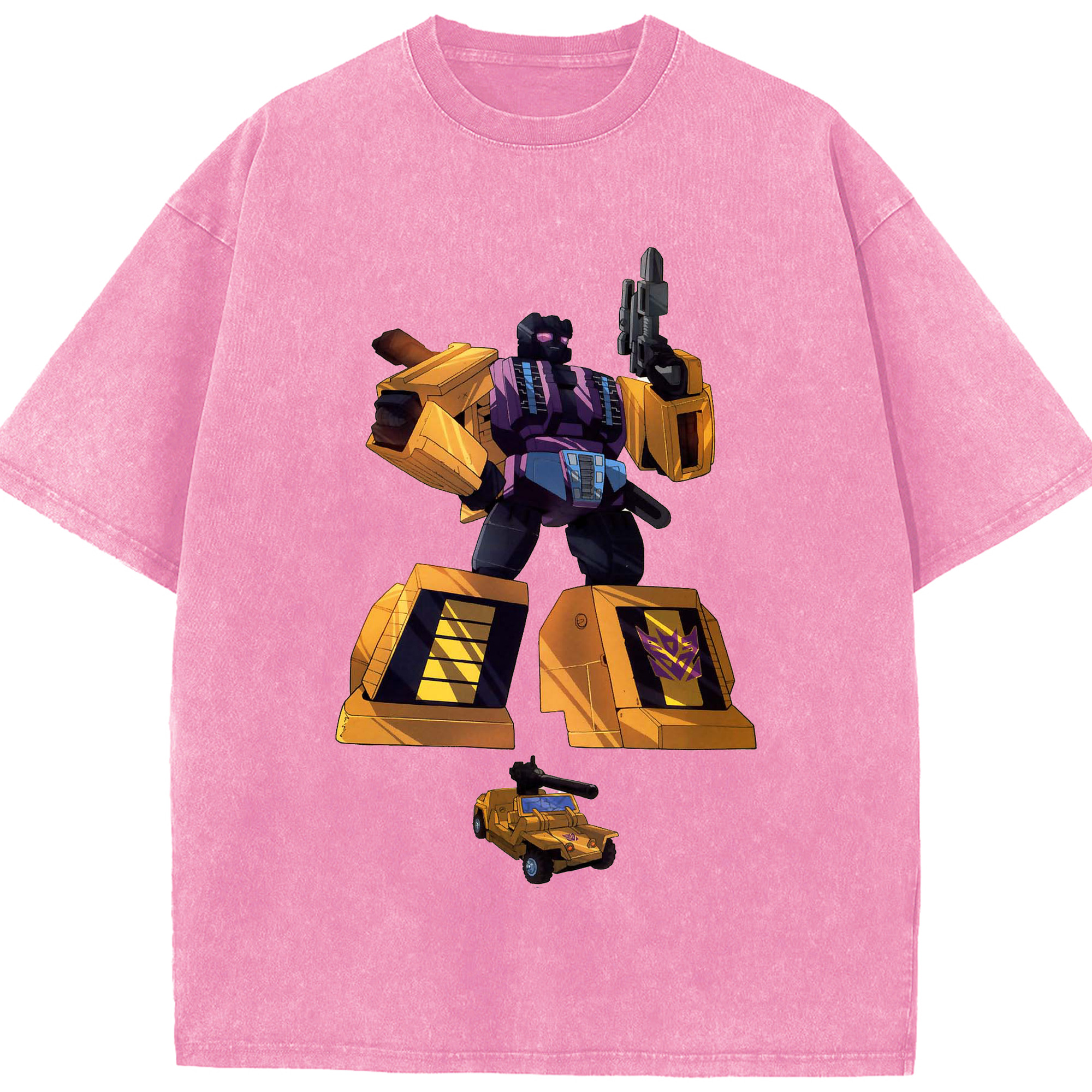 （画像用）  綿100% ヴィンテージ風 半袖Tシャツ（フロントプリント）